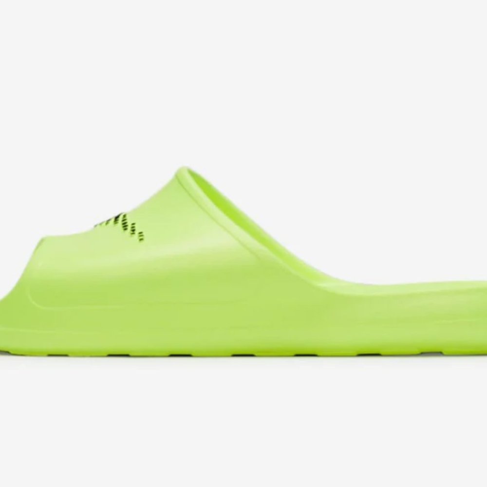 Nike Air Victori One Shower Slide Sandals CZ5478-700 Volt / Glow Green - Picture 3 of 6